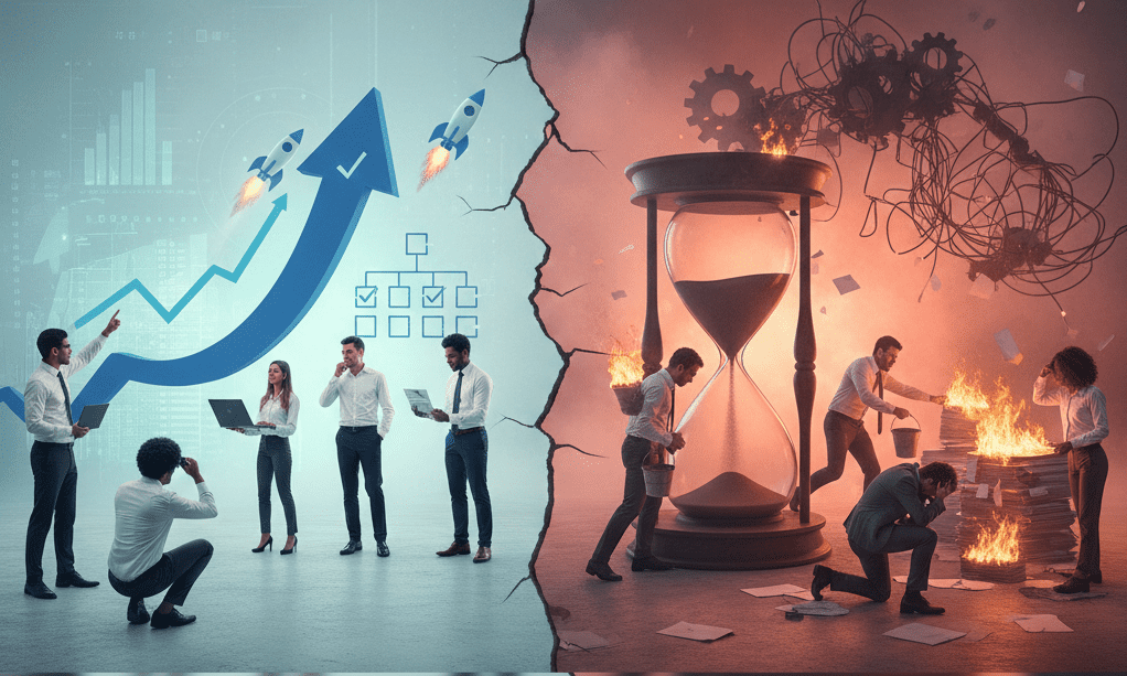 Cuando la empresa avanza, pero el equipo se desgasta